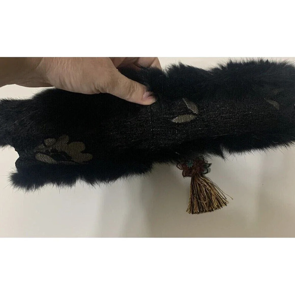 Sassi Cindi Collection Unique Whimsy Goth Fairy Goth Handbag Furry Boho - Picture 10 of 12